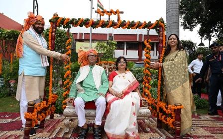 हरियाणा राजभवन में हरियाली तीज का भव्य उत्सव, लोकसंस्कृति और रंगारंग प्रस्तुतियों से महका माहौल
