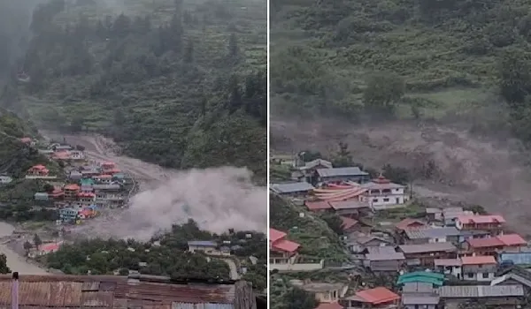 उत्तरकाशी में तबाही का तांडव: धराली में बादल फटने से खीर गंगा में बाढ़