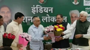 संपत सिंह इनेलो में शामिल: तीन दिन पहले छोड़ी थी कांग्रेस, बेटे गौरव को भी मिली बड़ी जिम्मेदारी