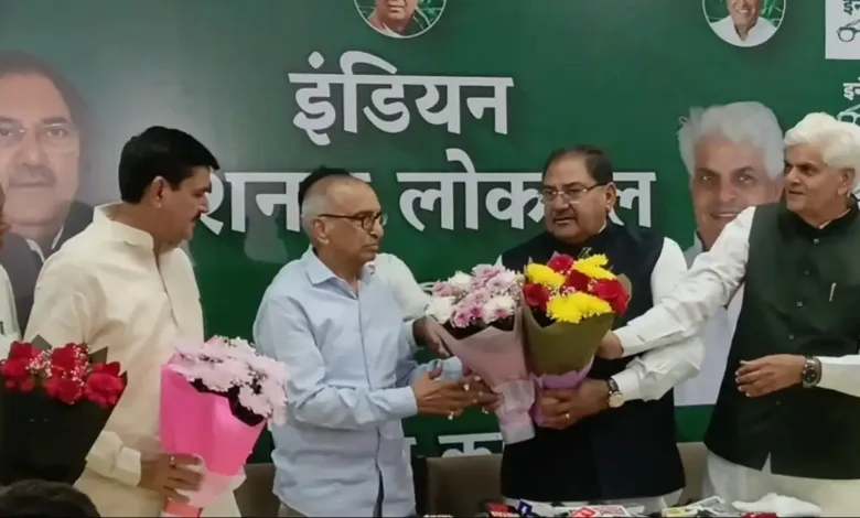 संपत सिंह इनेलो में शामिल: तीन दिन पहले छोड़ी थी कांग्रेस, बेटे गौरव को भी मिली बड़ी जिम्मेदारी