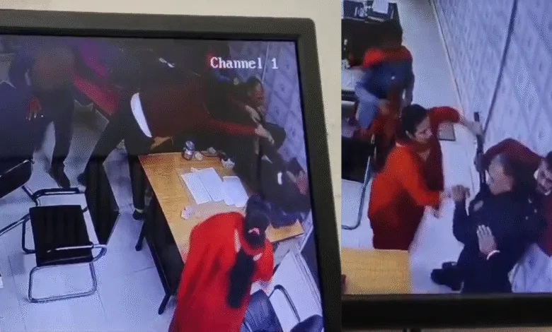 Jind News: जुलाना में बैंक गार्ड ने मैनेजर पर राइफल तानी, CCTV में पूरी घटना कैद