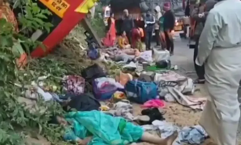 Chittoor Bus Accident live