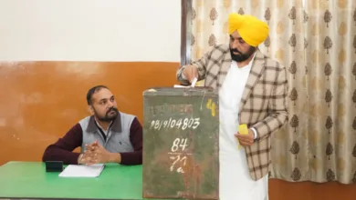 भगवंत मान ने पैतृक गांव में डाला वोट, बोले— जन विकास और जन-पक्षीय नीतियों के पक्ष में फैसला सुनाएंगे