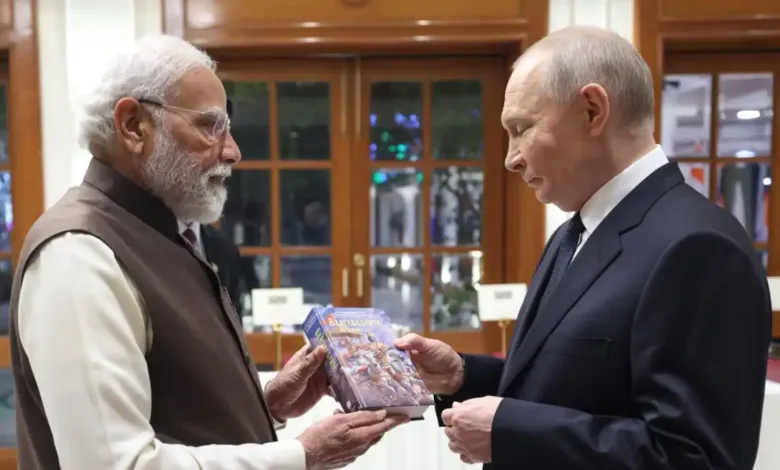 PM Modi Gifts Russian Edition of Bhagavad Gita to Vladimir Putin