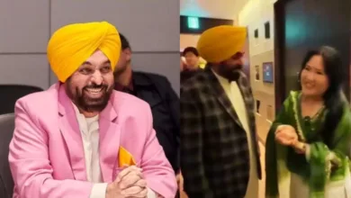 bhagwant maan met korian girl