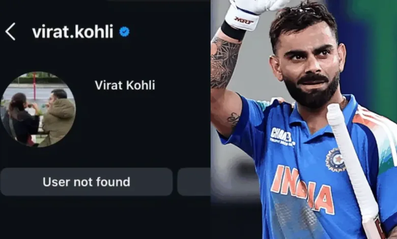 Virat Kohli Instagram Deactivate